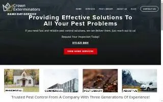Crown Exterminators of Sterling website