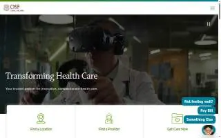 OSF Saint Katharine - Center for Health - Primary Care website
