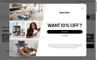 Shark's Cove Pet Shop website