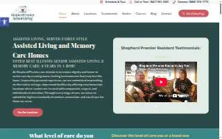 Shepherd Premier Senior Living of Sterling website