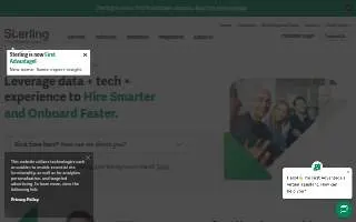 Sterling Workforce Center website