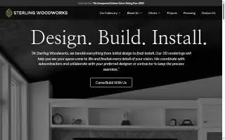 Sterling Woodworks website