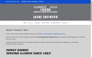 Climate/Tech H.V.a.C. website