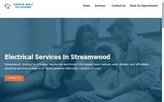 Copper Wolf Solutions Corp. of Streamwood website