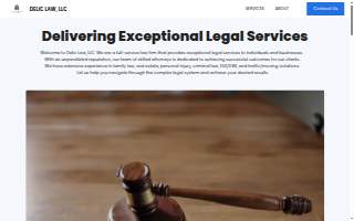 Delic Law LLC website