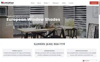 European Window Shades website