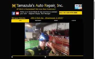 Tamazulas Auto Repair Inc. website