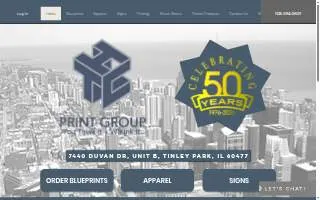 HTC Print Group website