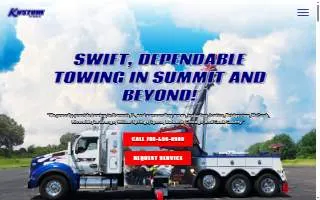 Kustom Towing Inc. website