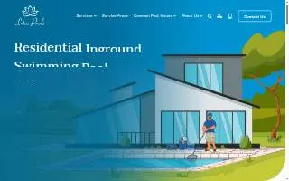 Lotus Pools of Summit website