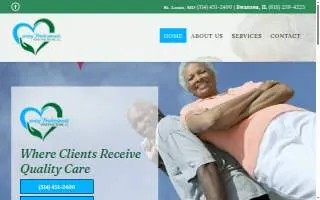 Caring Professionals Home Healthcare LLC website