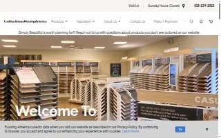 Collins Flooring America of Swansea website