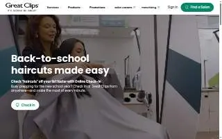 Great Clips of Swansea website