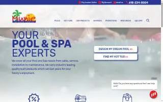 Munie Leisure Center of Swansea website