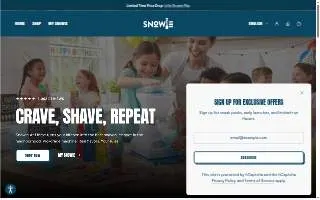 Snowie Sweet Treat website