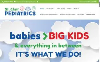 St. Clair Pediatrics website