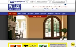 Wilke Window & Door, Inc. of Swansea website