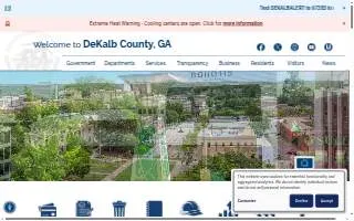 DeKalb County Photography website