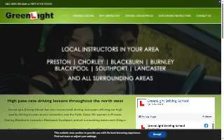 Green Light Driving School of Sycamore website