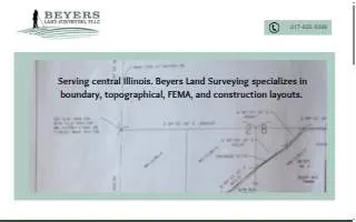 Beyers Land Surveying, PLLC website