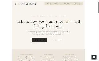Julia Robert Design LLC website