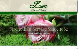 Lawn Funeral Home of Tinley Park website