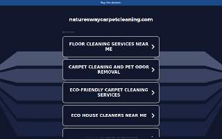 Nature's Way Carpet Cleaning