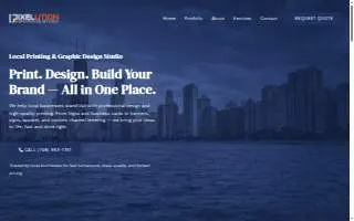 Pixelution Graphics Studio website