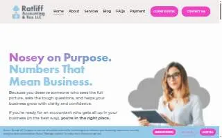 Ratliff Accounting & Tax website