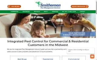 Smithereen Pest Management Services of Tinley Park website