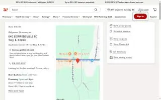 Walgreens Photo of Troy website