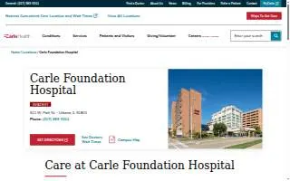 Carle Foundation Hospital of Urbana website