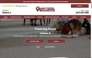 Carpet Advantage website