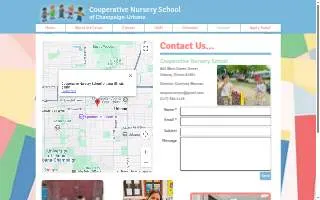 Cooperative Nursery School website