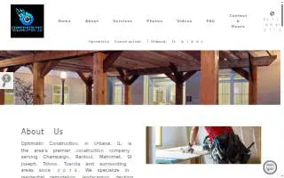 Optimistic Construction website