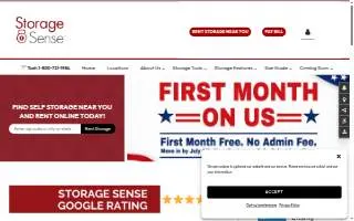 Storage Sense - Spring Hill - Webster website