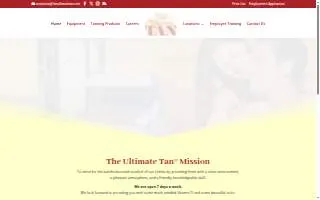 The Ultimate Tan website