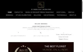 By Design Event Decorations Inc of Vernon Hills website