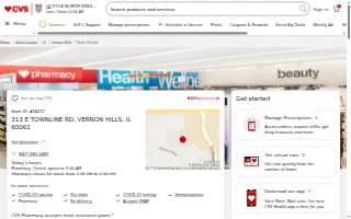 CVS of Vernon Hills website