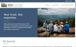GCD Advisors website