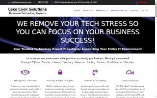 Lake Cook Solutions of Vernon Hills website