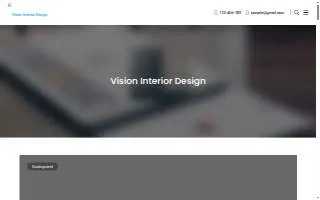 Vision Interior Design of Vernon Hills website