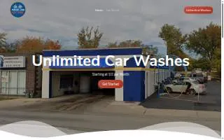 Finish Line Car Wash website