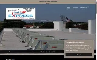 Service Express Heating and Air Conditioning website