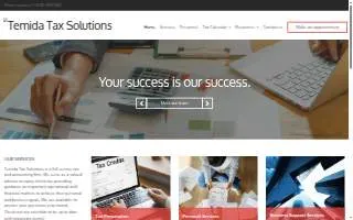 Temida Tax Solutions website