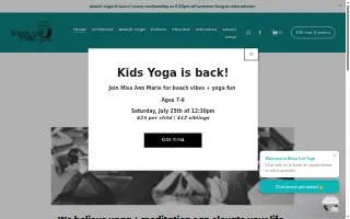 Black Cat Yoga of Libertyville website