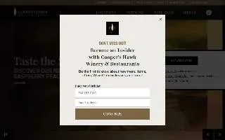 Cooper’s Hawk Winery & Restaurant of Waukegan website