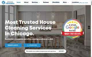 Deep Cleaners Chicago website