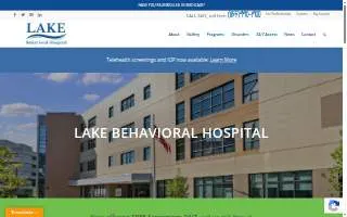 Lake Behavioral Hospital website