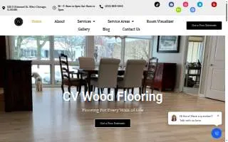 CV Wood Flooring website